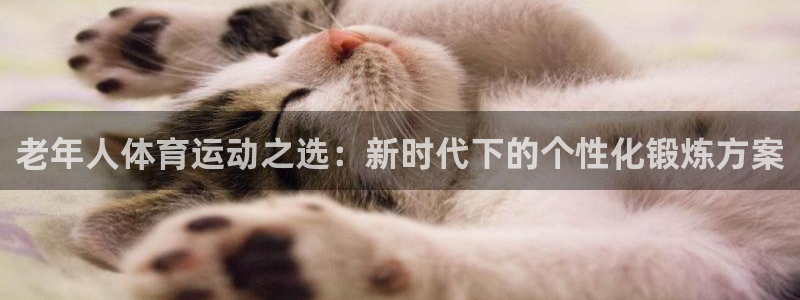 哈哈体育下载：老年人体育运动之选：新时代下的个性化锻炼方案