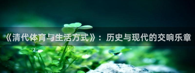 哈哈体育十年：《清代体育与生活方式》：历史与现代的交响乐章